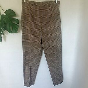 Vintage Talbots High Waisted Plaid Pants